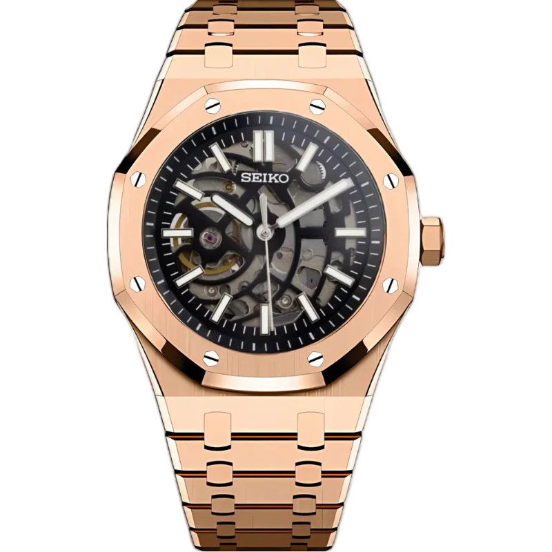 Royal Seikoak | Rose Gold Skeleton