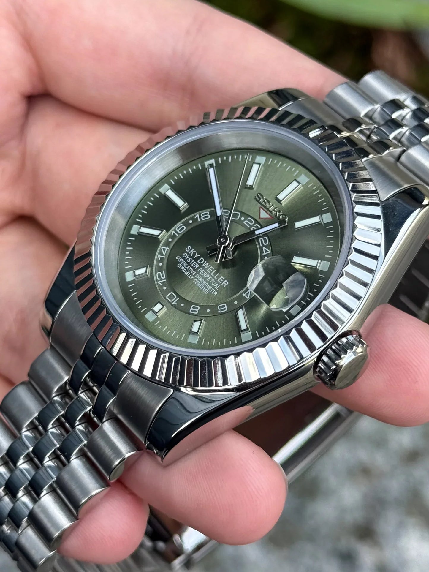 Seikojust | Sky Dweller Mint Green 39mm