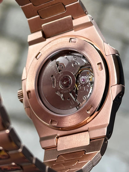 Nautiko | Rose Gold Chocolate Open Heart