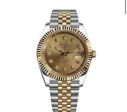 Dame Diamantklokke | Seiko Gullklokke | KLOKKEMODS