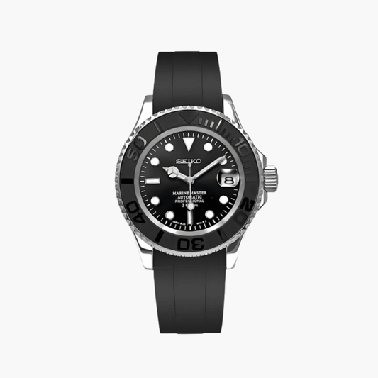 Seikomariner Black Rubber