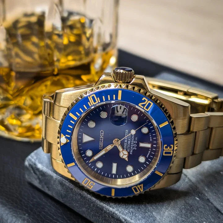 Seikomariner Gold Blue